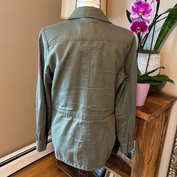 Women’s LUCKY BRAND Olive Green
Drawstring Waist Utility Jacket. Sz. Medium. - Picture 4 of 10